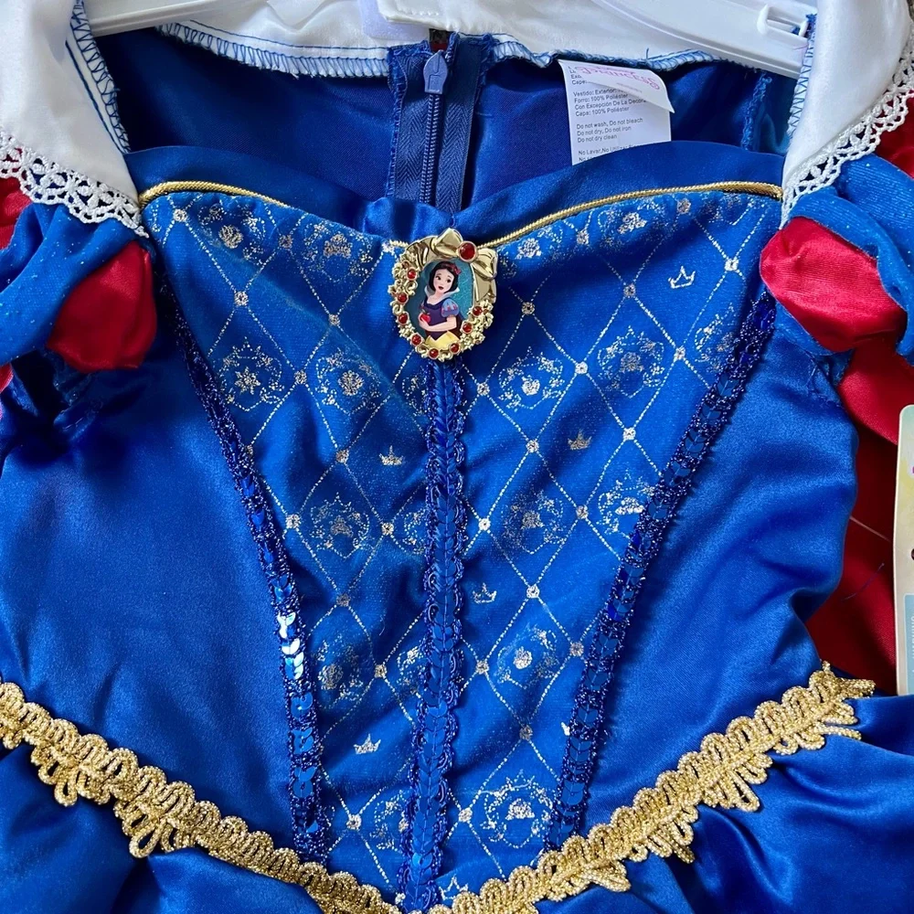 Disney Snow White Inspired Blue, Red & Yellow Princess Costume - Picture 4 of 7